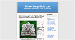 Desktop Screenshot of divine-energytools.com